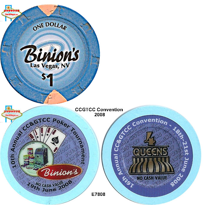 Binion's Gambling Hall chips