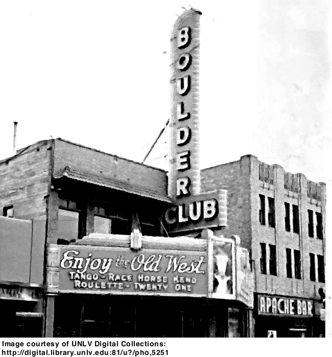 Boulder Club image courtesy of UNLV Digital Collections click to visit