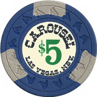 Carousel Las Vegas chip blue 