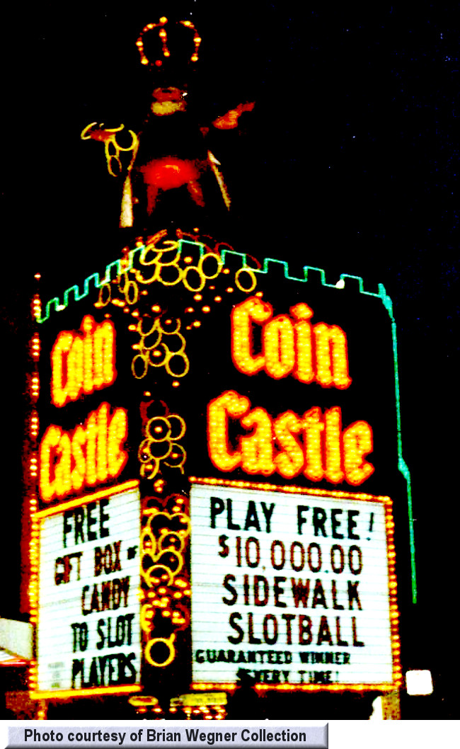 Coin Castle at night from the Brian Wegner Collection