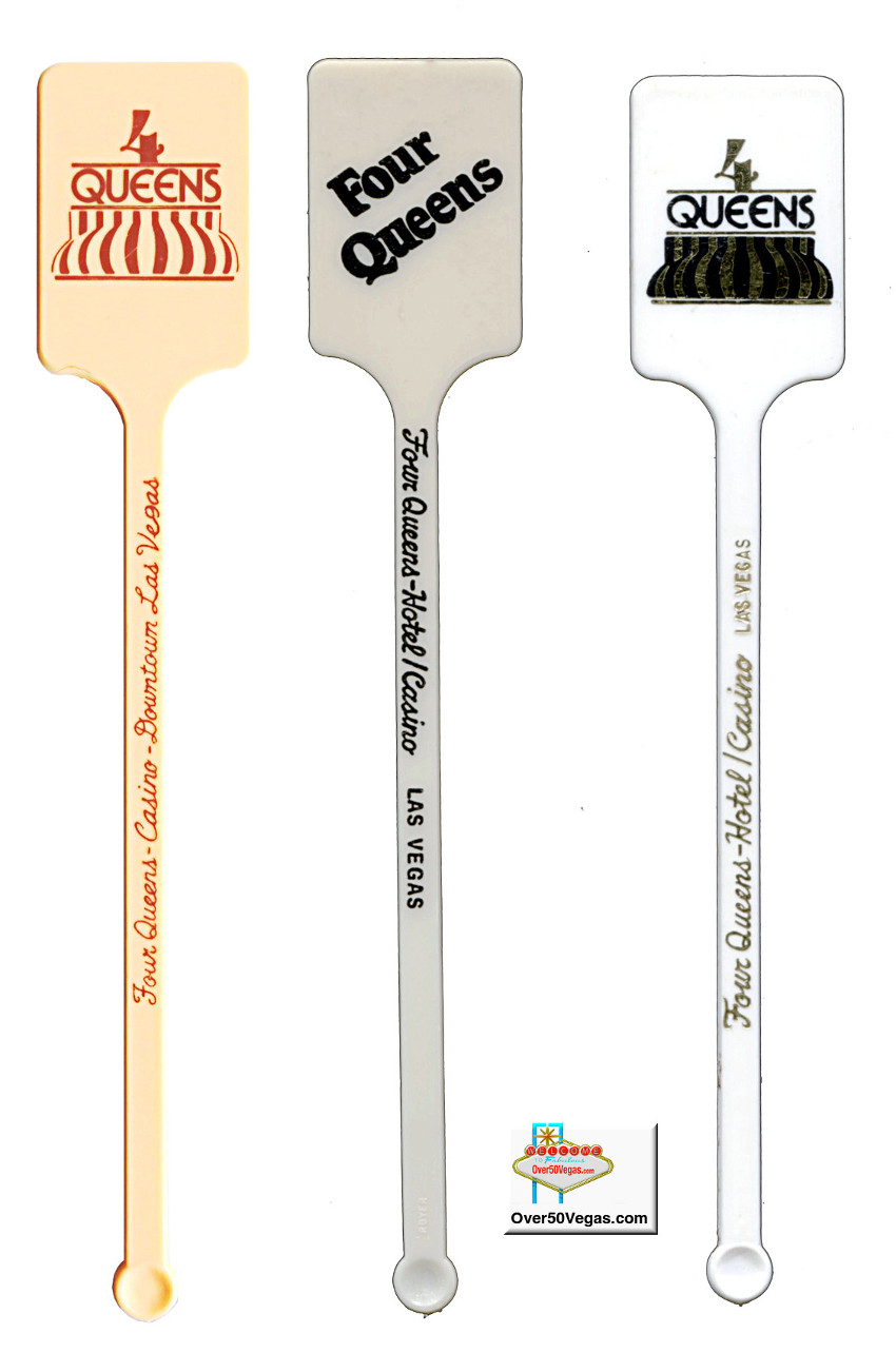 Four Queens swizzle sticks.