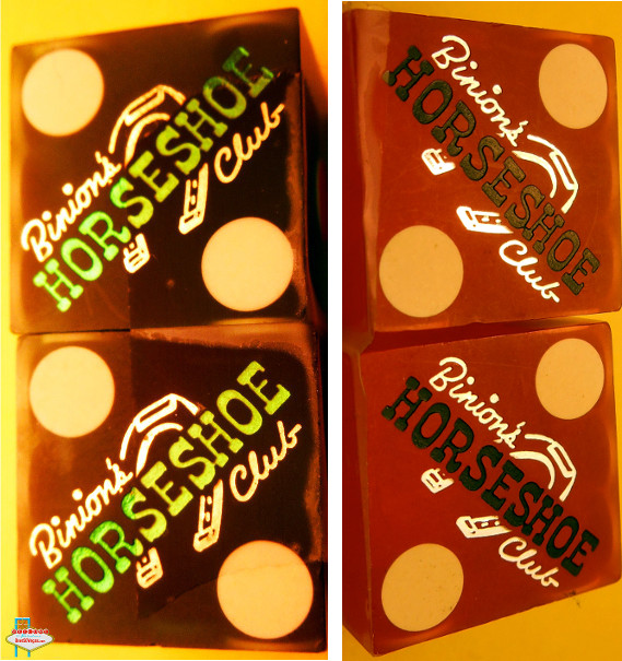 Dice from Binion's Horseshoe