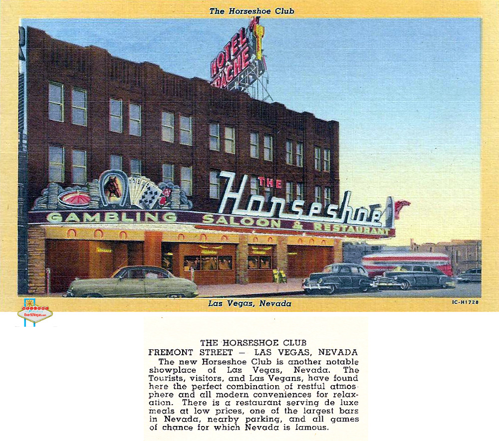 Binion's Horseshoe Club and the Apache Las Vegas, NV