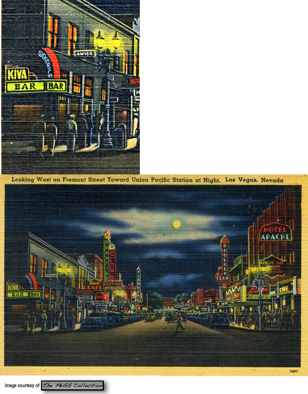 Kiva Bar Las Vegas Postcard