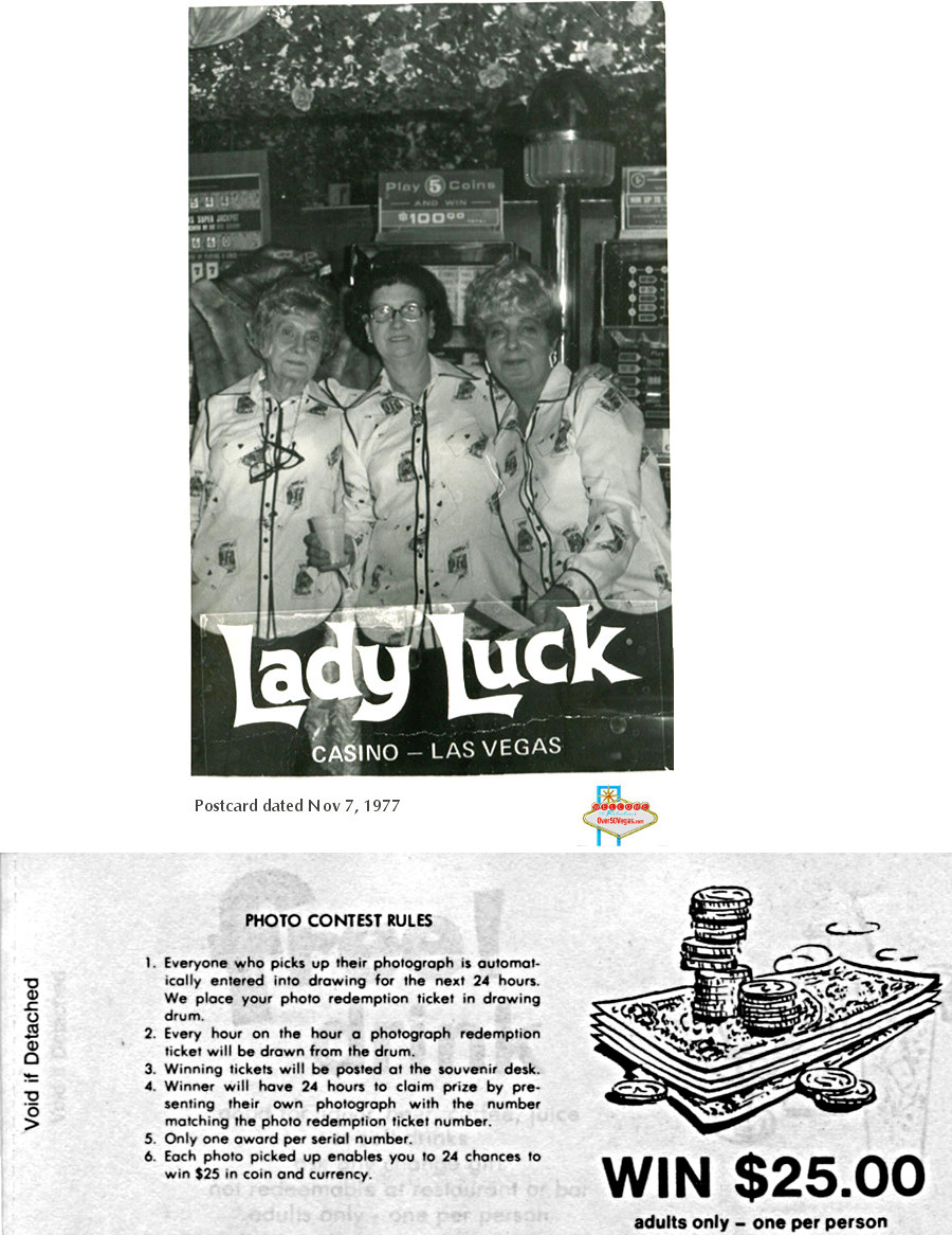 1977 Slot players postcard 