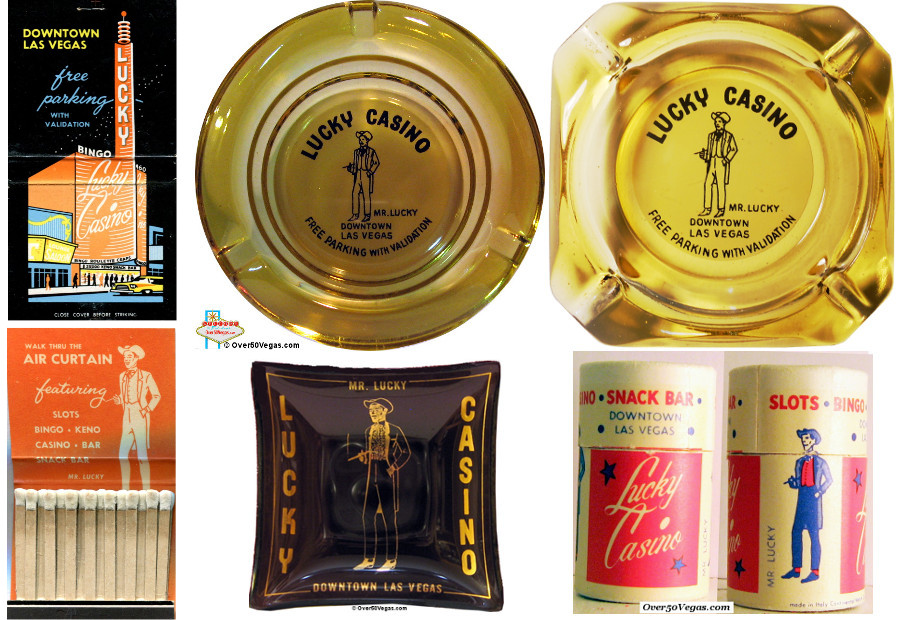 Everything associated with the Lucky Casino prominently features the iconic Mr. Lucky!