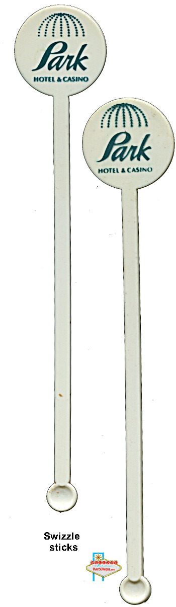 Park Hotel Casino downtown Las Vegas swizzle sticks