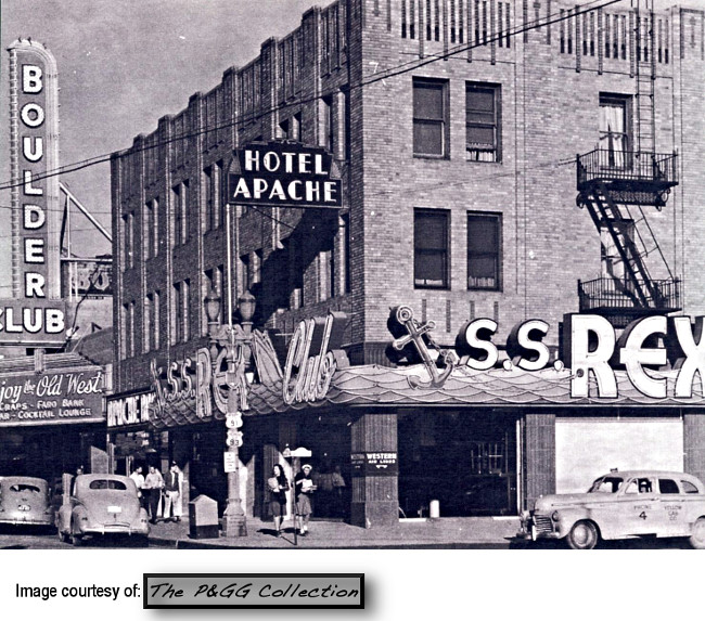 SS Rex 1945 and 1946 Las vegas Fremont Street