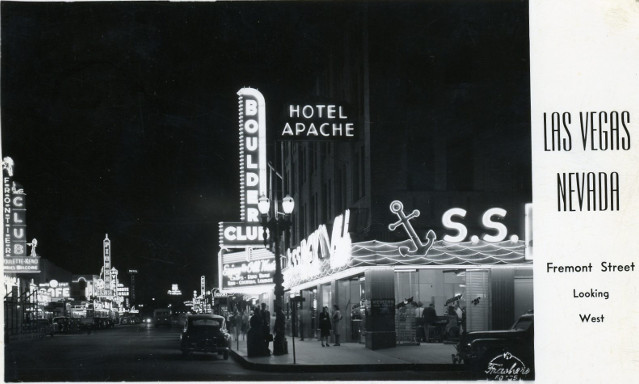 SS Rex 1945 and 1946 Las vegas Fremont Street