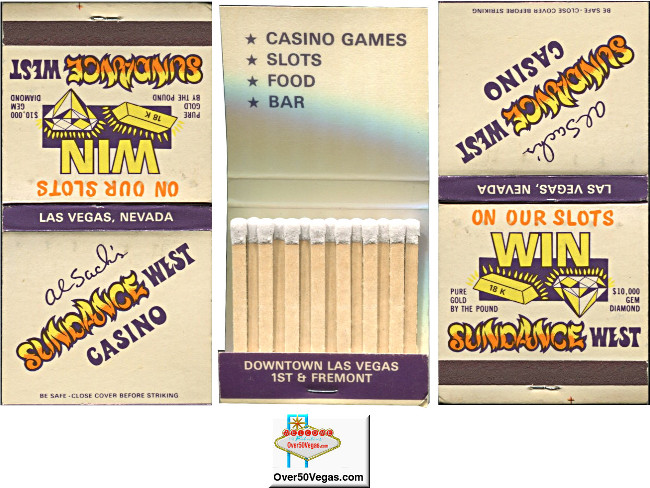 Al Sach's Sundnace West matchbook