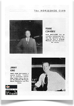 The original Horseshoe Club Staff